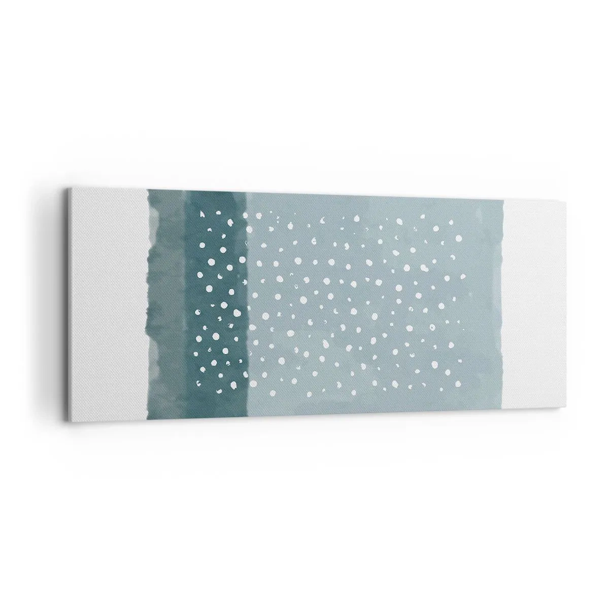 Obraz na plátně - Pěstováno na modři - 120x50 cm