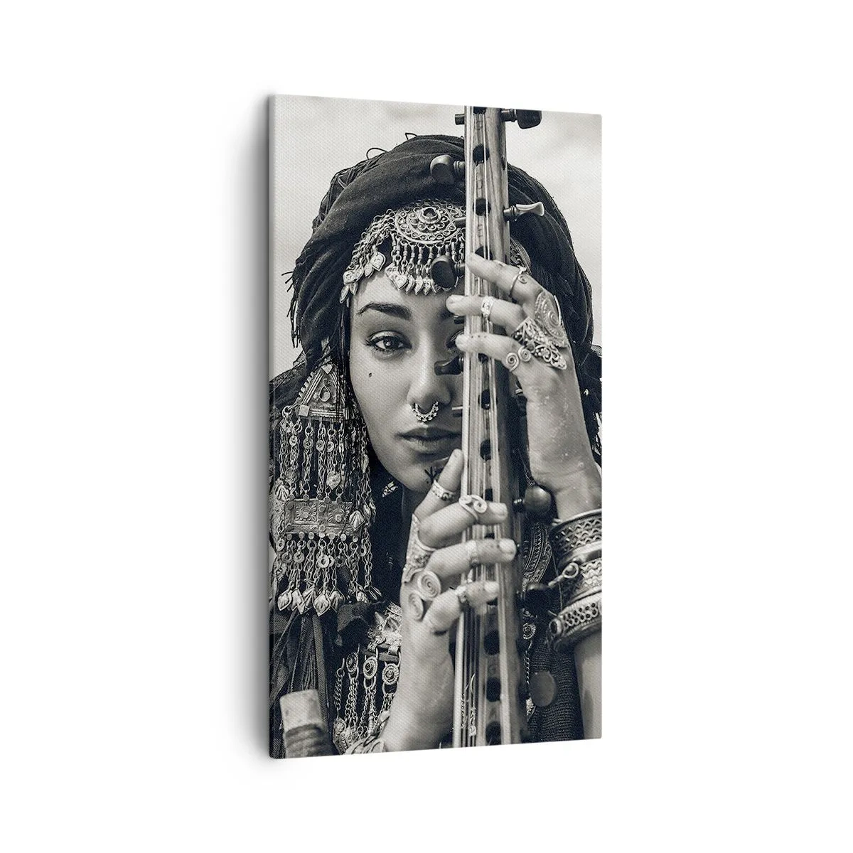 Obraz na plátně - Samotná hudba orientu - 45x80 cm