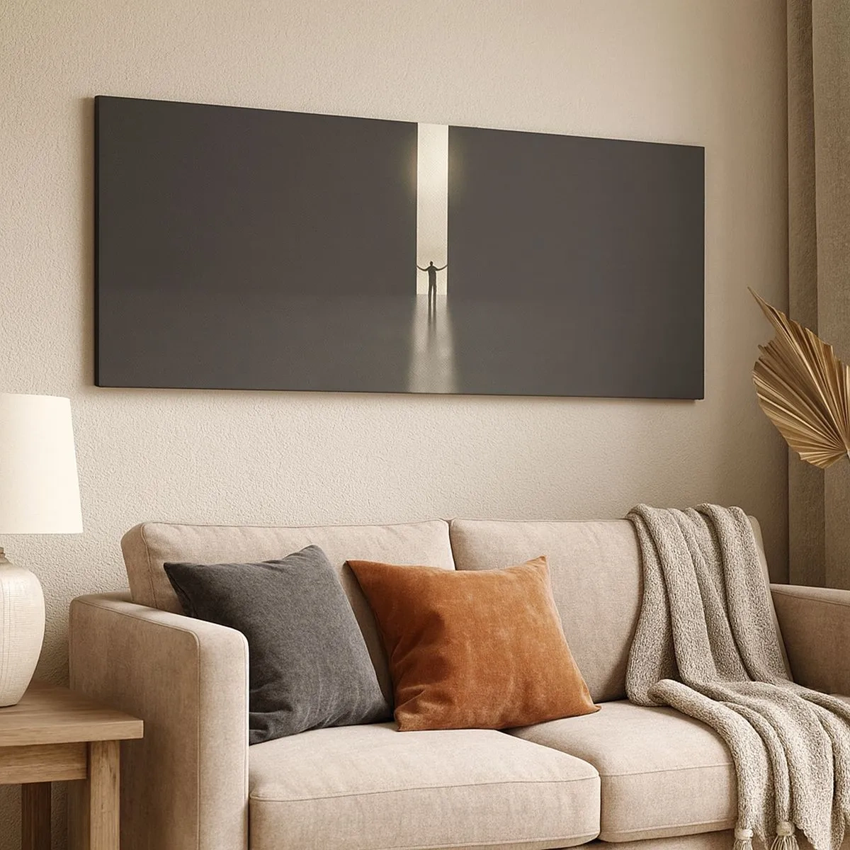 Obraz na plátně - Krok ke světlé budoucnosti - 100x40 cm