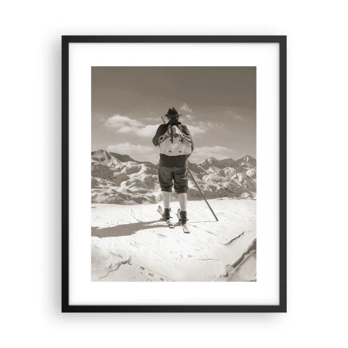 Plakát v černém rámu - Stejné hory - 40x50 cm