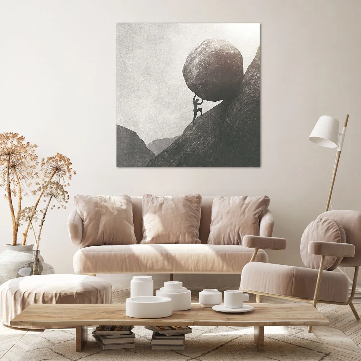 Obraz na plátně - Věřím, proti vší naději - 60x60 cm
