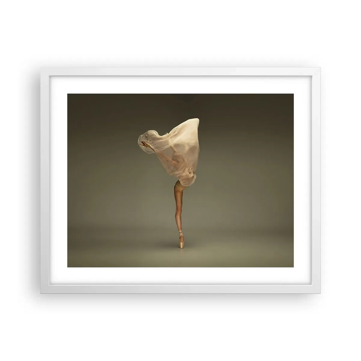 Plakát v bílém rámu - Hned poletí - 50x40 cm