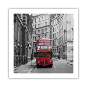 Plakát - Všednost nemusí být šedá - 50x50 cm