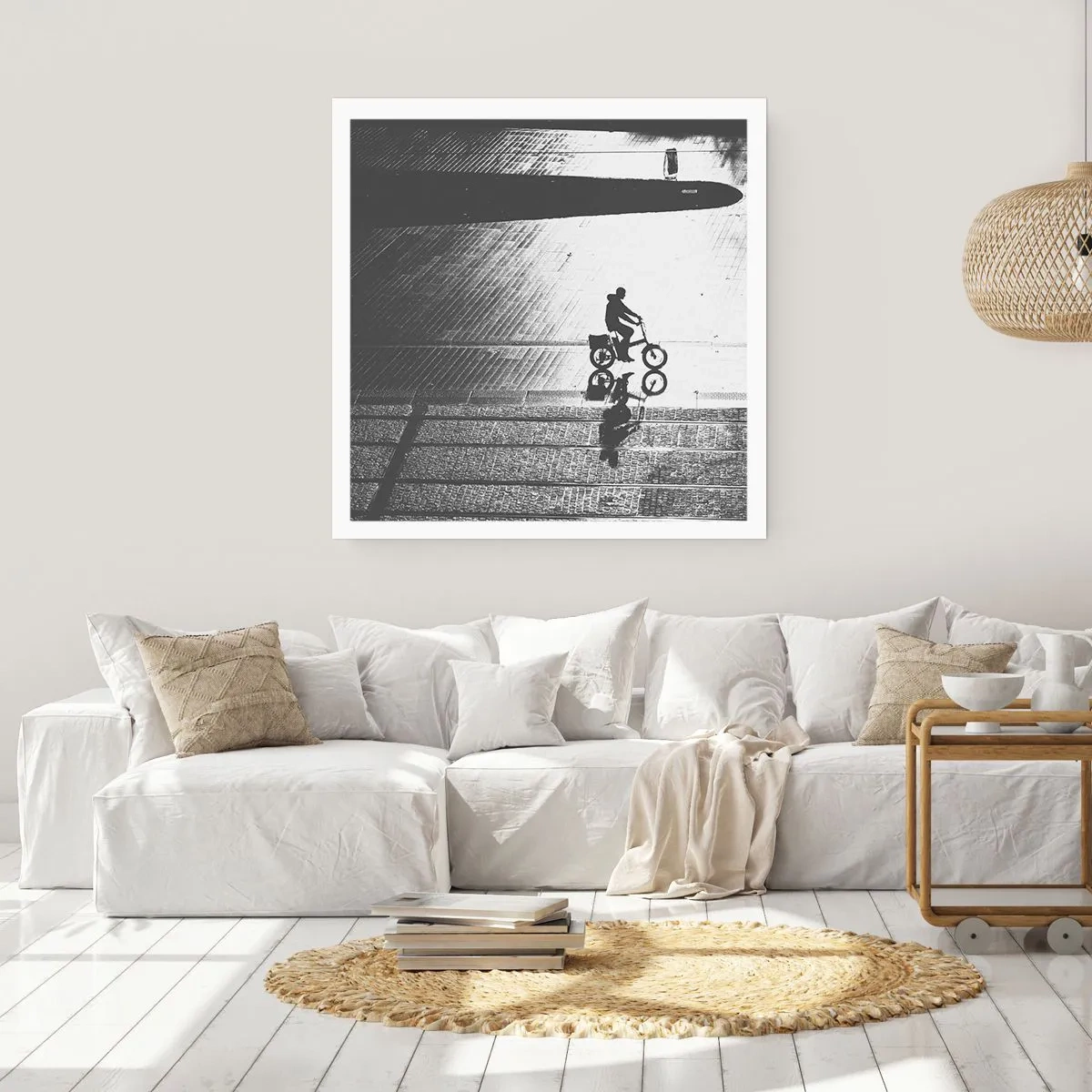 Plakát - Dopředu, přes město - 60x60 cm