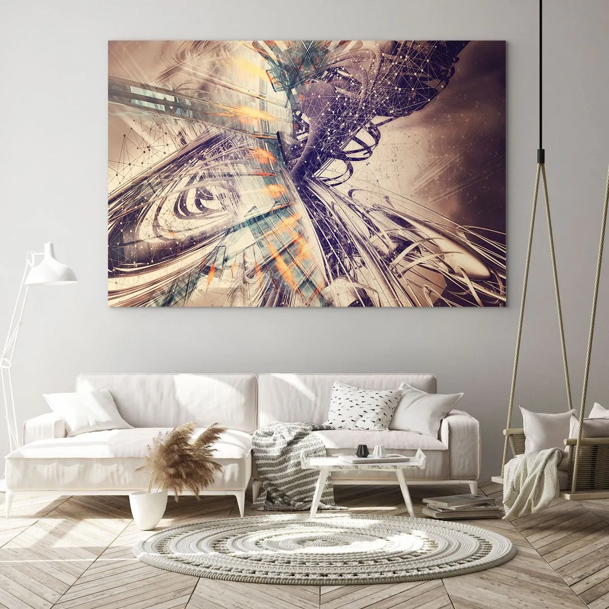 Obraz na skle - Ve velkém spěchu - 120x80 cm