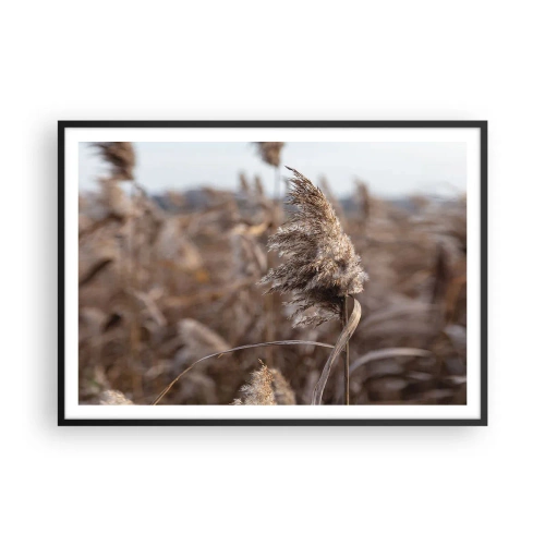 Plakát v černém rámu - Čas odletět s větrem - 100x70 cm