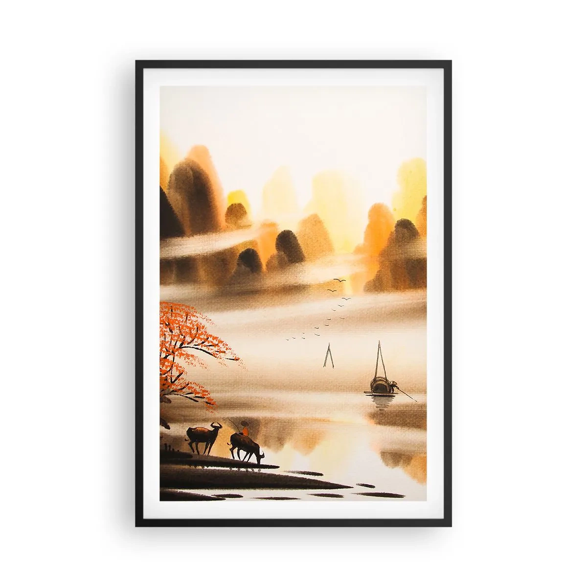 Plakát v černém rámu - Dál než na Dálném východu - 61x91 cm