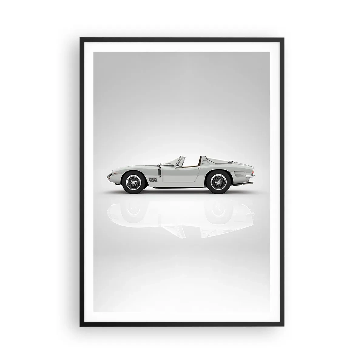 Plakát v černém rámu - Příslib zábavy - 70x100 cm