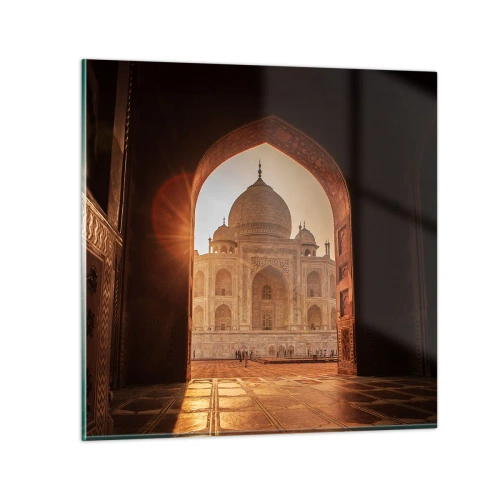 Obraz na skle - Památník nadpozemské lásky - 50x50 cm