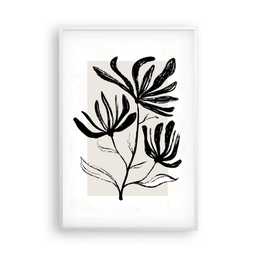 Plakát v bílém rámu - Náčrtek pro herbář - 61x91 cm