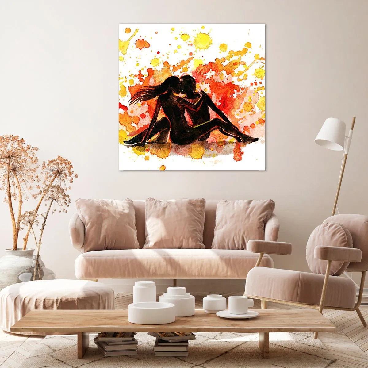 Obraz na plátně - A bylo světlo - 40x40 cm