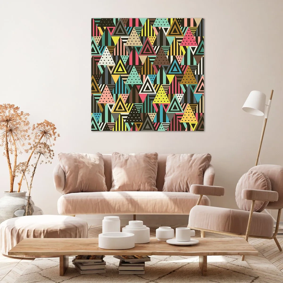 Obraz na plátně - V rytmu na tři - 40x40 cm