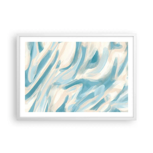 Plakát v bílém rámu - Jarní závany - 70x50 cm