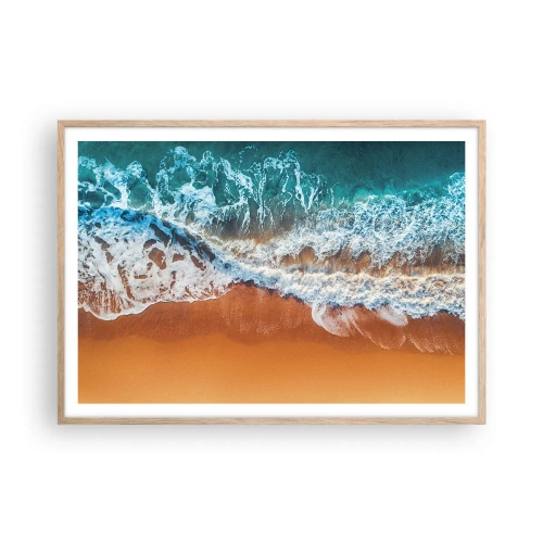 Plakát v rámu světlý dub - Vždy pár - 100x70 cm