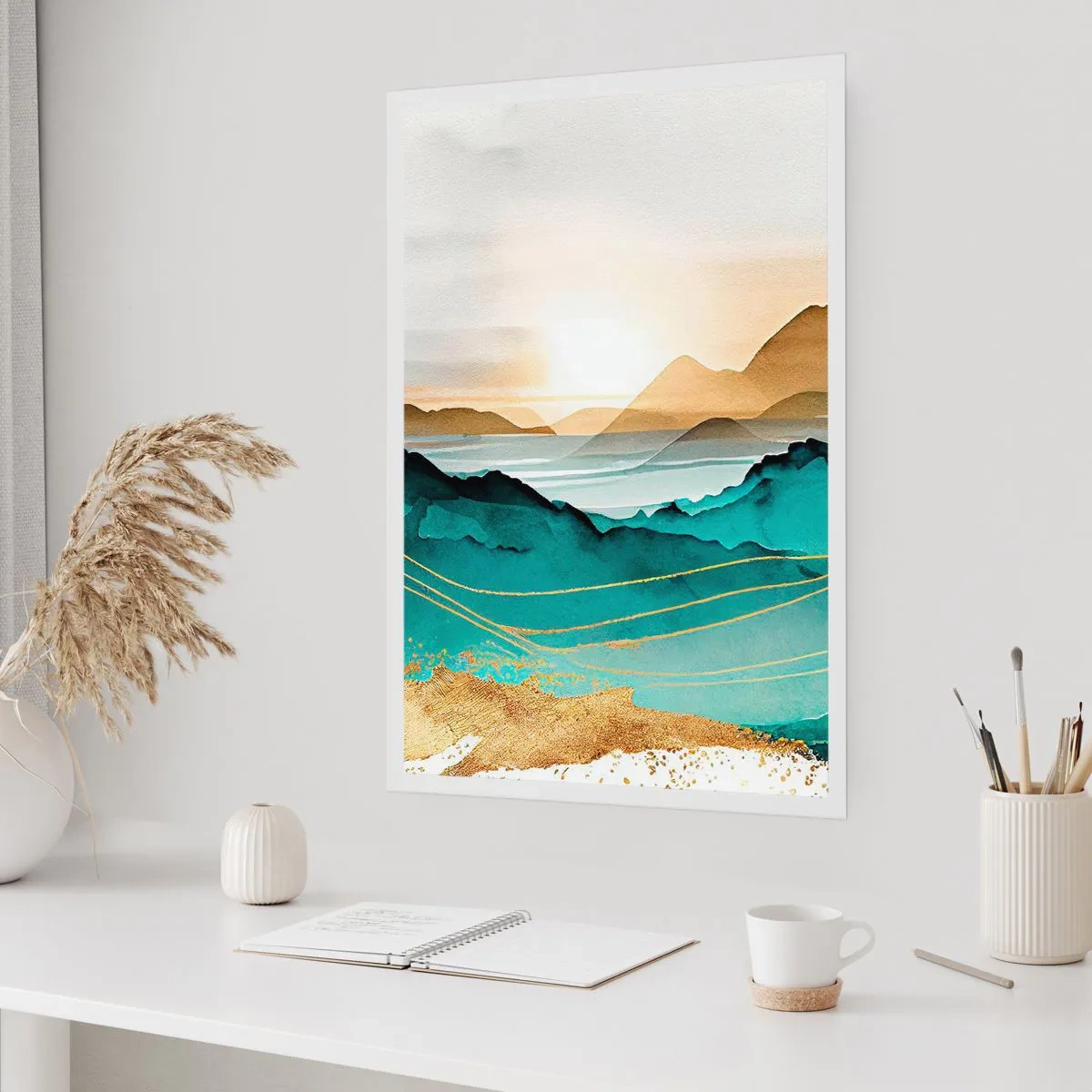 Plakát - Na pokraji abstrakce – krajina - 70x100 cm