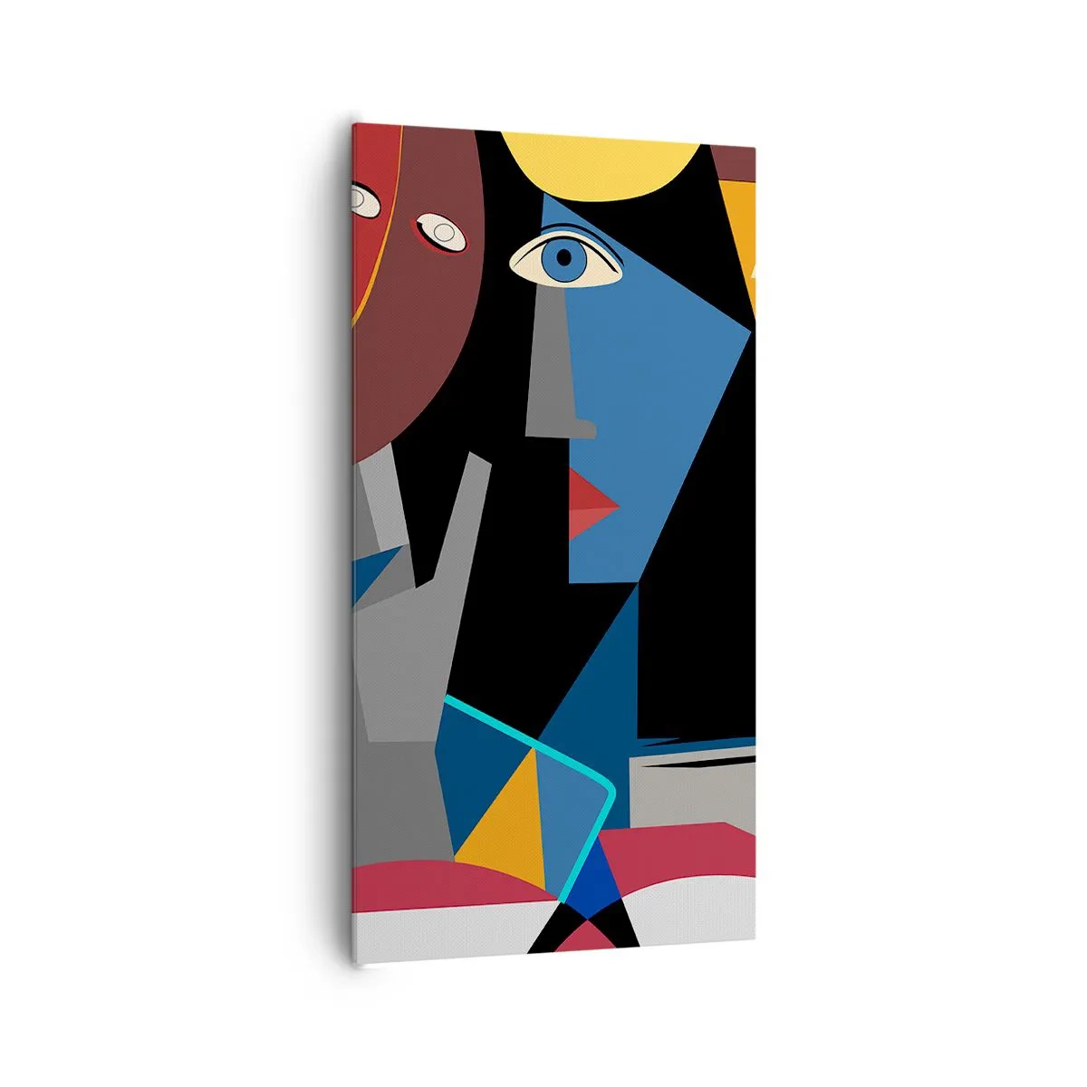 Obraz na plátně - Konverzace kubistů - 65x120 cm
