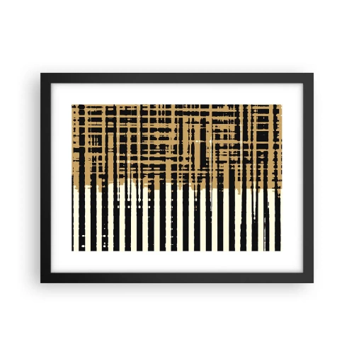 Plakát v černém rámu - Architektonická abstrakce - 40x30 cm