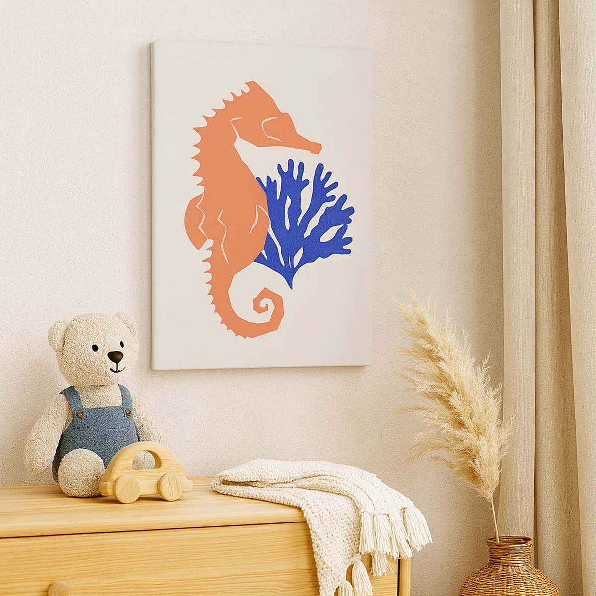 Obraz na plátně - Na podvodní louce - 50x70 cm