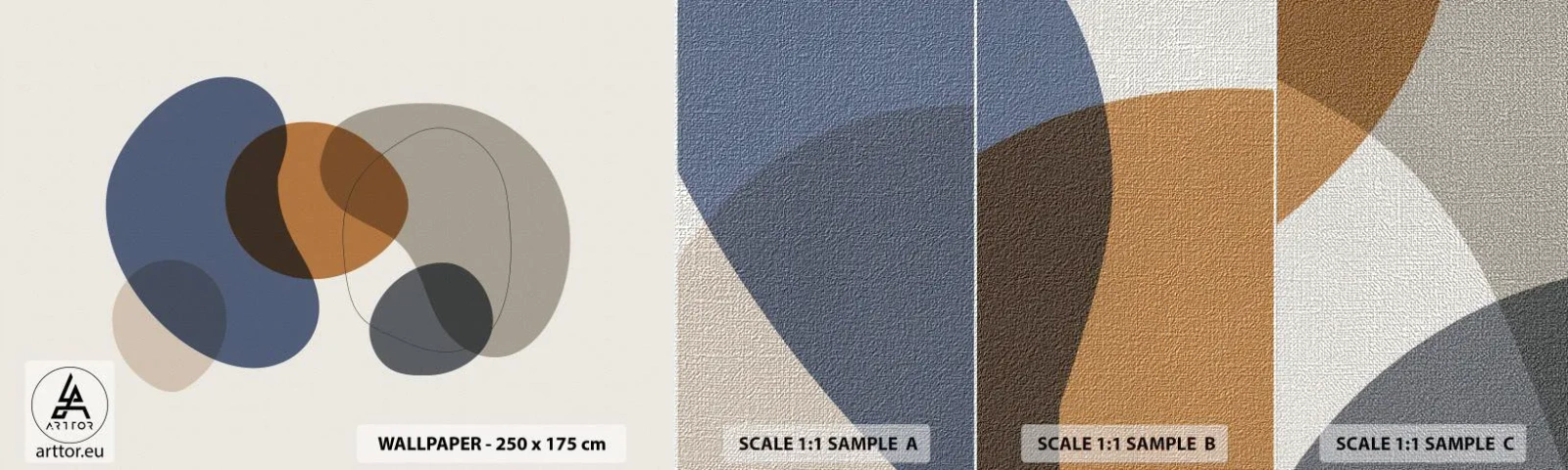 Vzor Fototapety Premium Canvas - Kapky barev - Abstrakce, Kus, Grafika - 100x30 cm