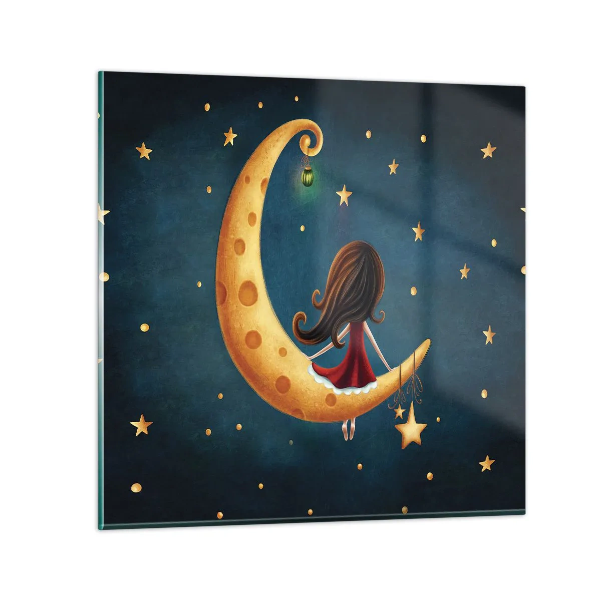 Obraz na skle - Kdysi dávno… - 60x60 cm