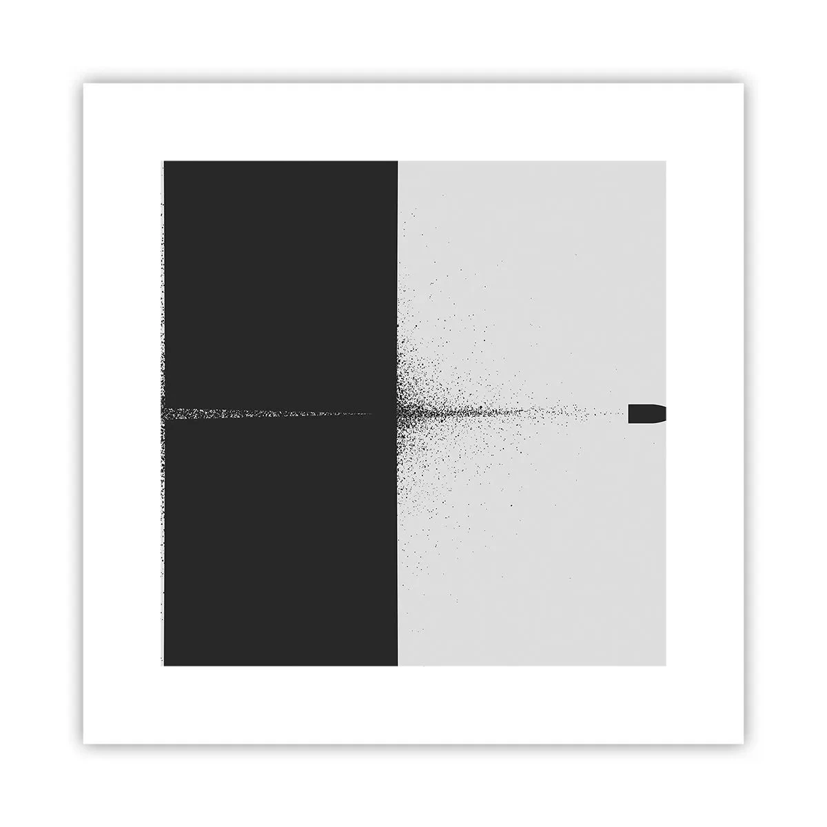 Plakát - Přímo k cílu - 30x30 cm