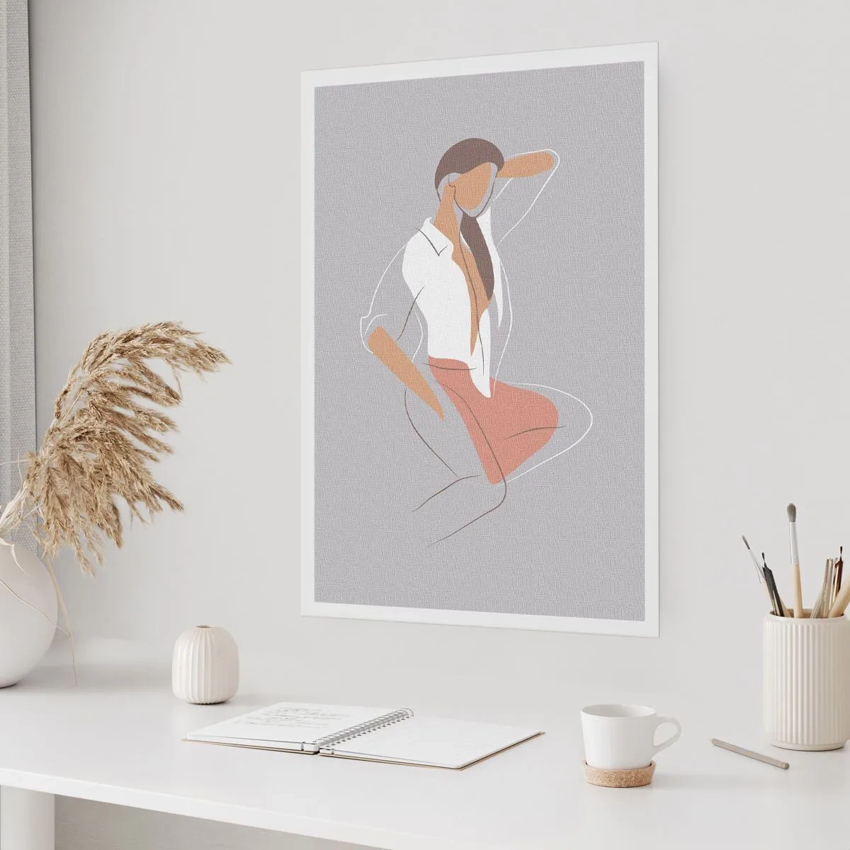 Plakát - Obrys půvabu - 50x70 cm