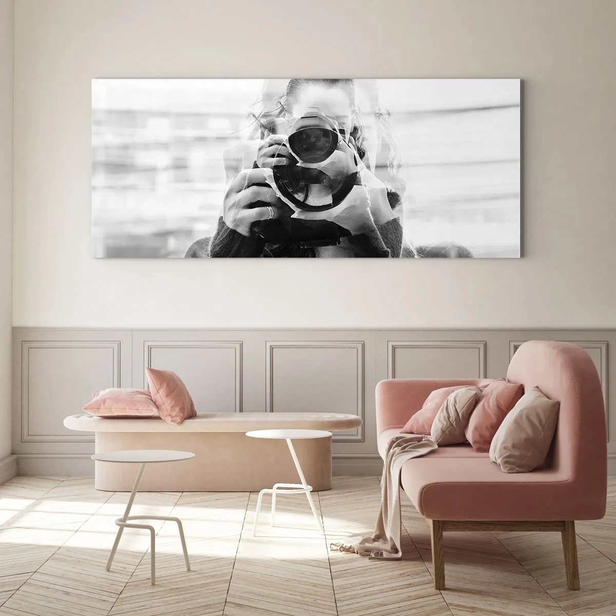 Obraz na skle - Tvůrce a materiál - 100x40 cm