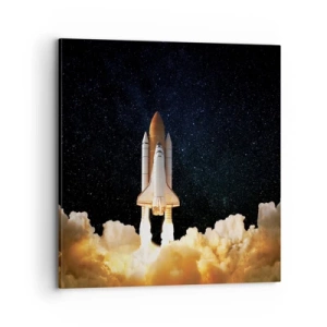 Obraz na plátně - Ad astra! - 70x70 cm