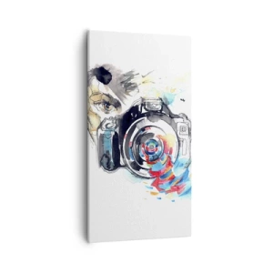 Obraz na plátně - Okem objektivu - 55x100 cm