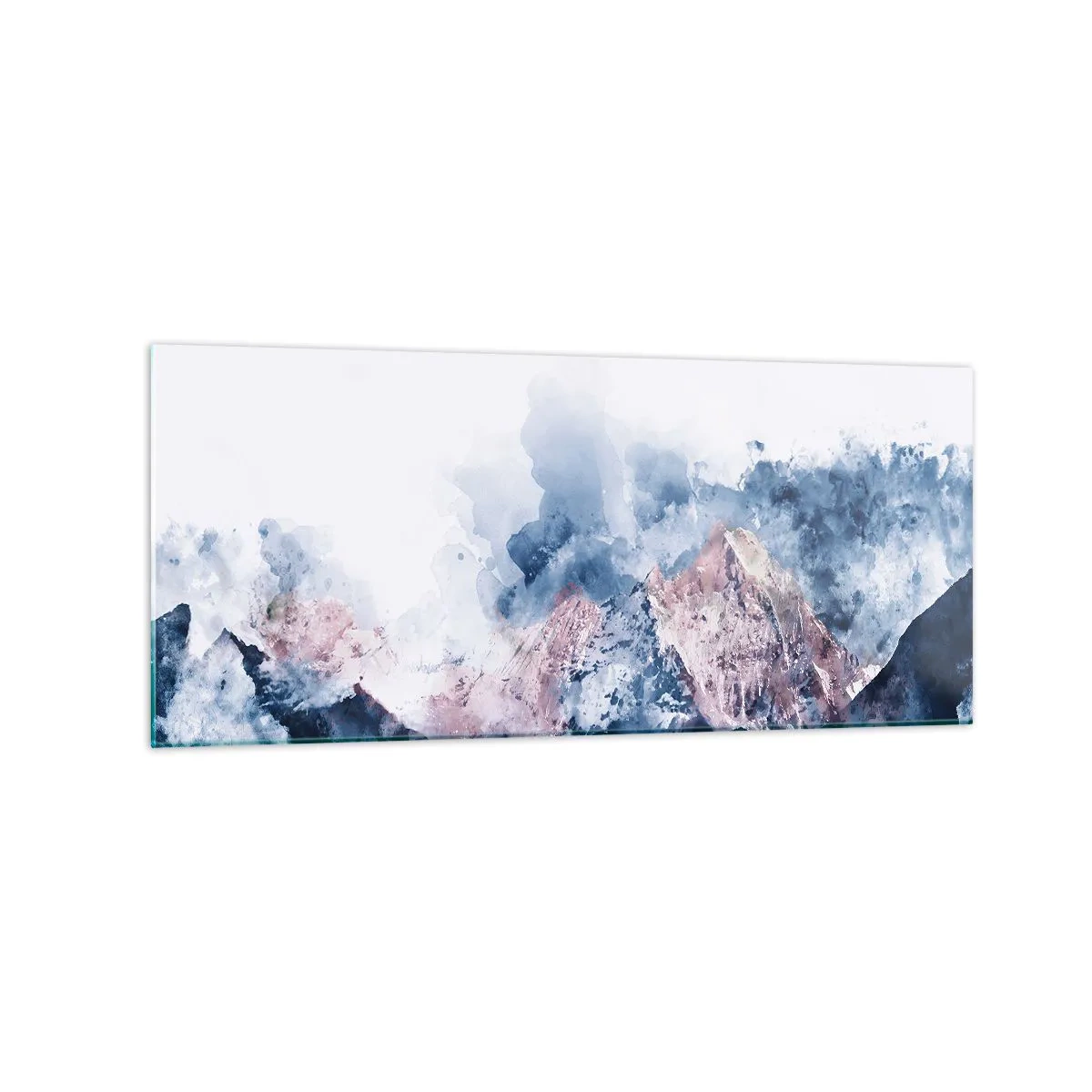 Obraz na skle - To jsou vrcholy! - 120x50 cm