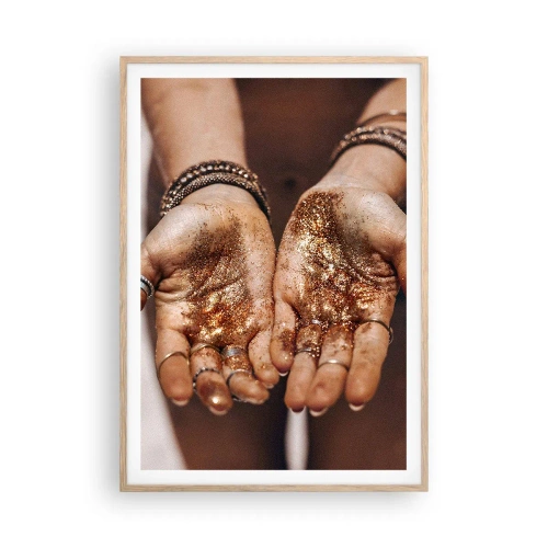 Plakát v rámu světlý dub - Dárek pro tebe - 70x100 cm