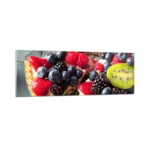 Obraz na skle - Dolce vita! - 90x30 cm