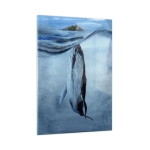 Obraz na skle - Dva světy severu - 50x70 cm