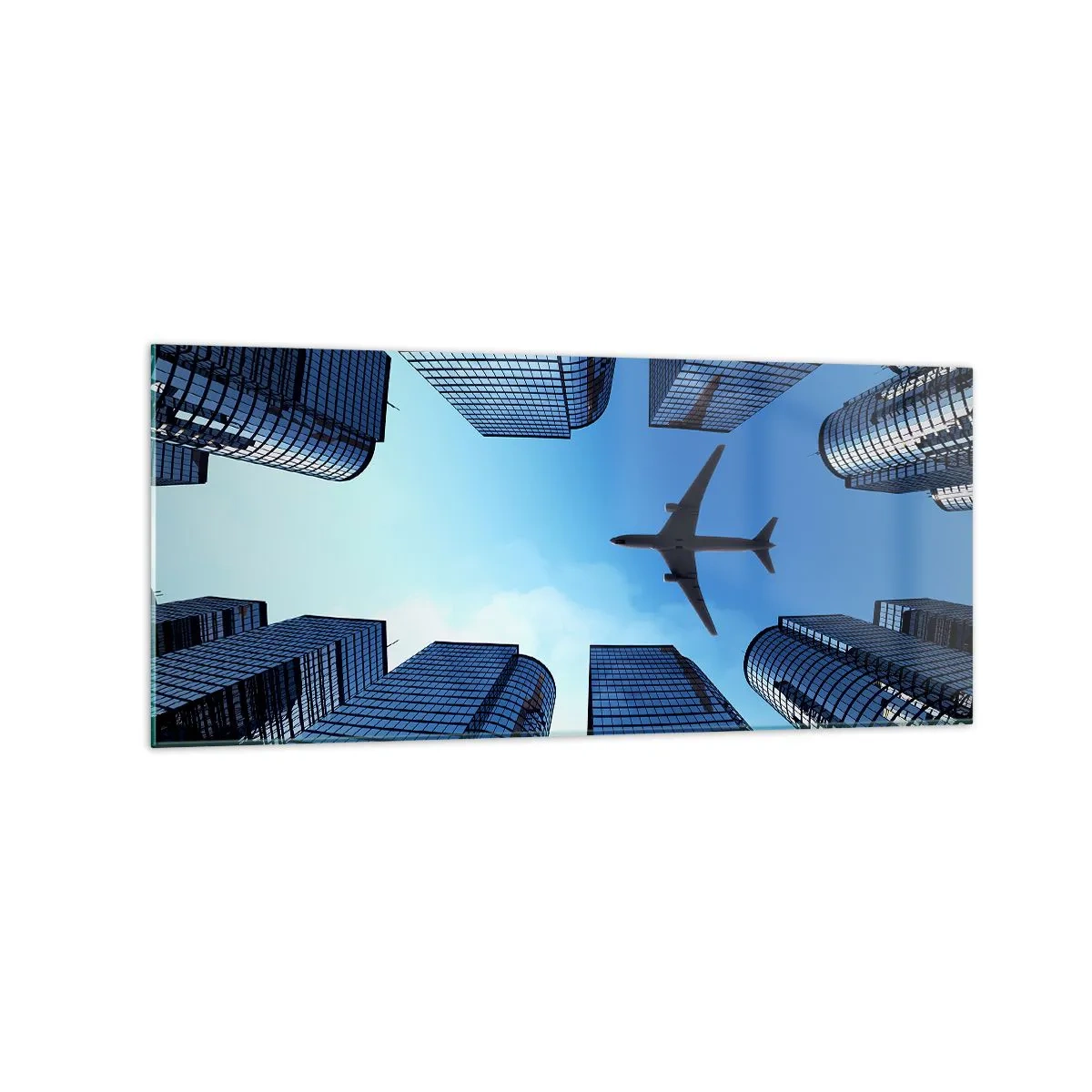 Obraz na skle - Pohled ze skleněné rokle - 120x50 cm