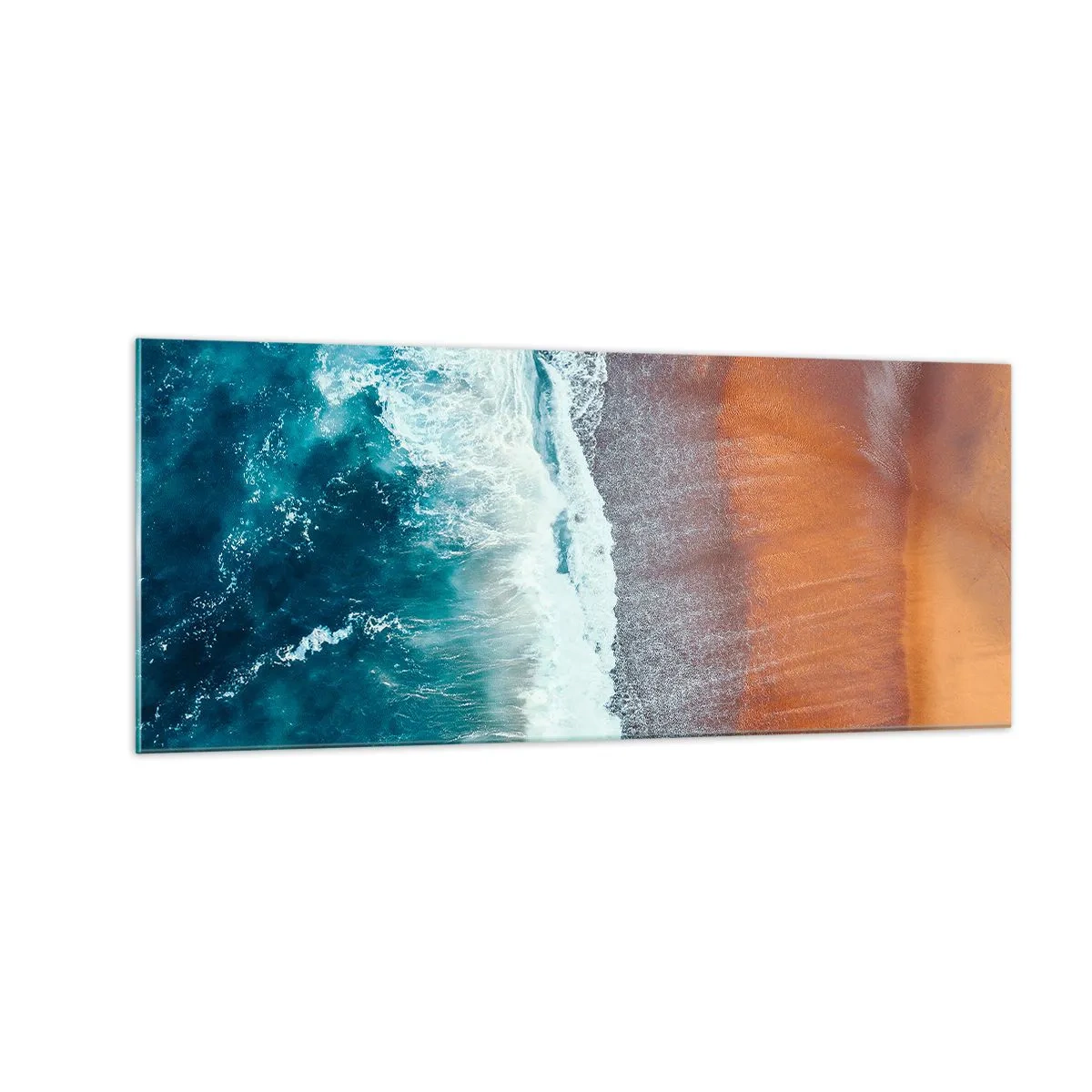 Obraz na skle - Dotek oceánu - 100x40 cm