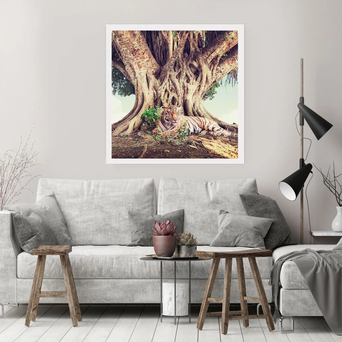 Plakát - Pohled z knihy Mojžíšovy - 60x60 cm