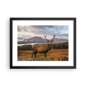 Plakát v černém rámu - Majestát přírody - 40x30 cm