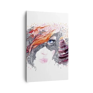 Obraz na plátně - S ní je každý den svátek - 80x120 cm