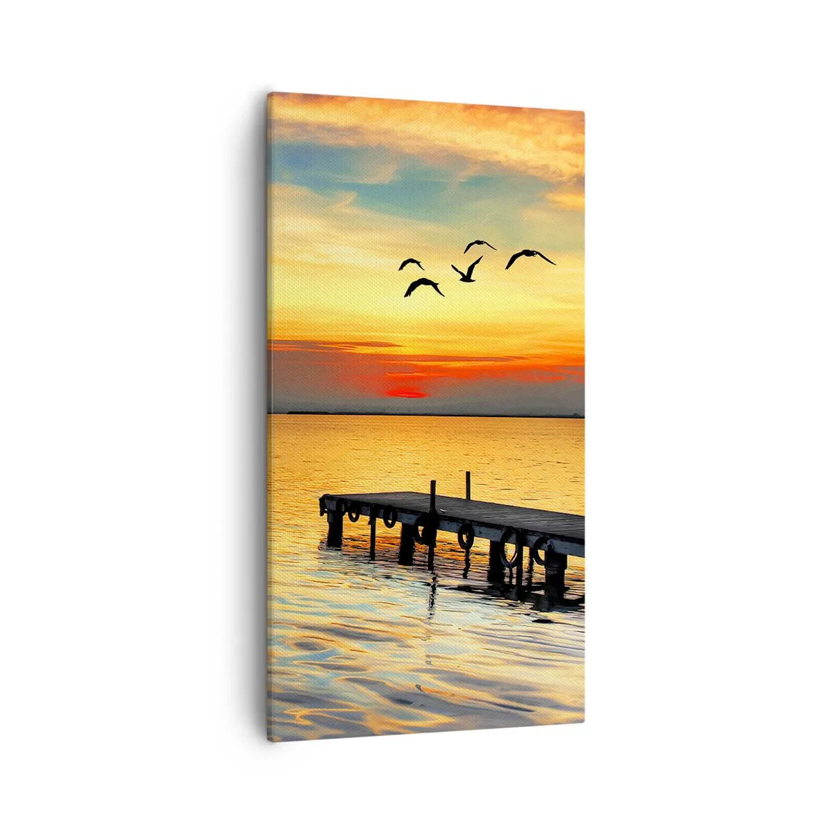 Obraz na plátně - Večerní návraty - 55x100 cm