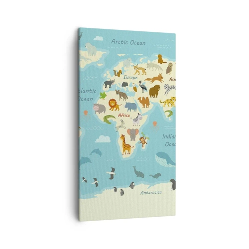 Obraz na plátně - Dobří sousedé - 45x80 cm