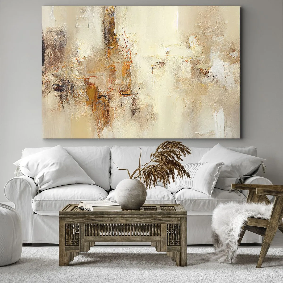 Obraz na plátně - Duše jantaru - 70x50 cm