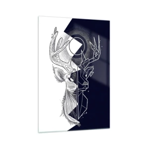 Obraz na skle - Válka a jednota opaků - 70x100 cm