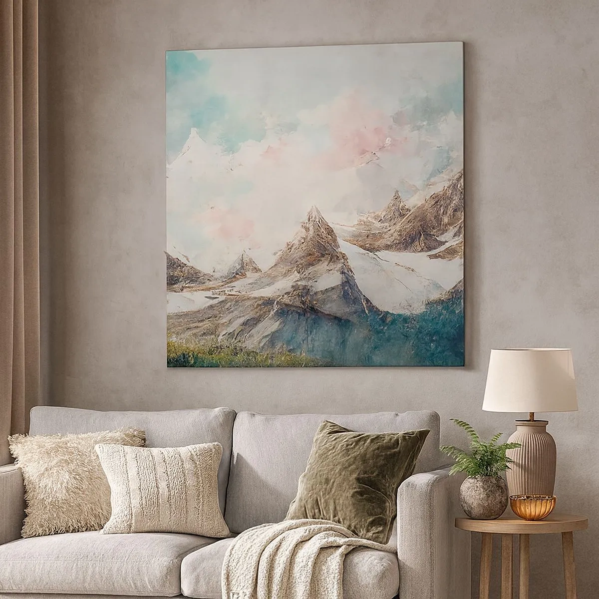 Obraz na plátně - Skalní čepele - 30x30 cm