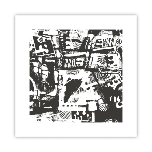 Plakát - Pořádek nebo chaos? - 30x30 cm