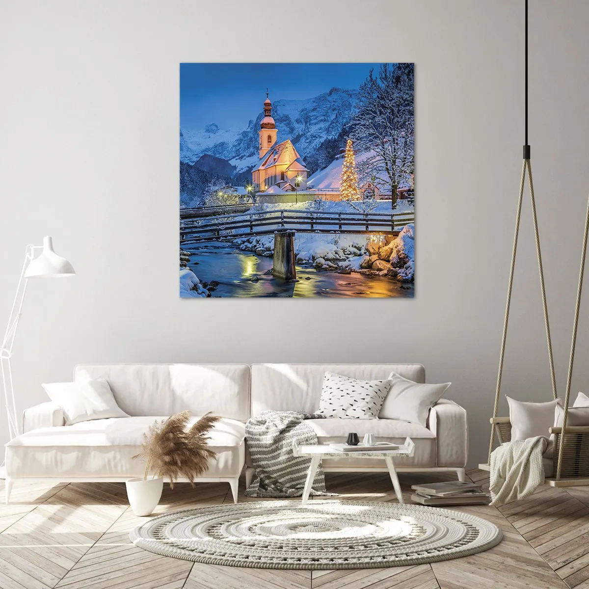 Obraz na plátně - Duch Vánoc - 60x60 cm