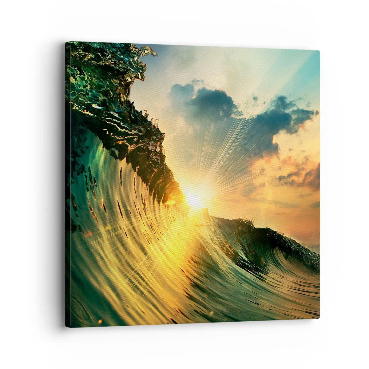 Obraz na plátně - Surfaři, kde jsi? - 30x30 cm