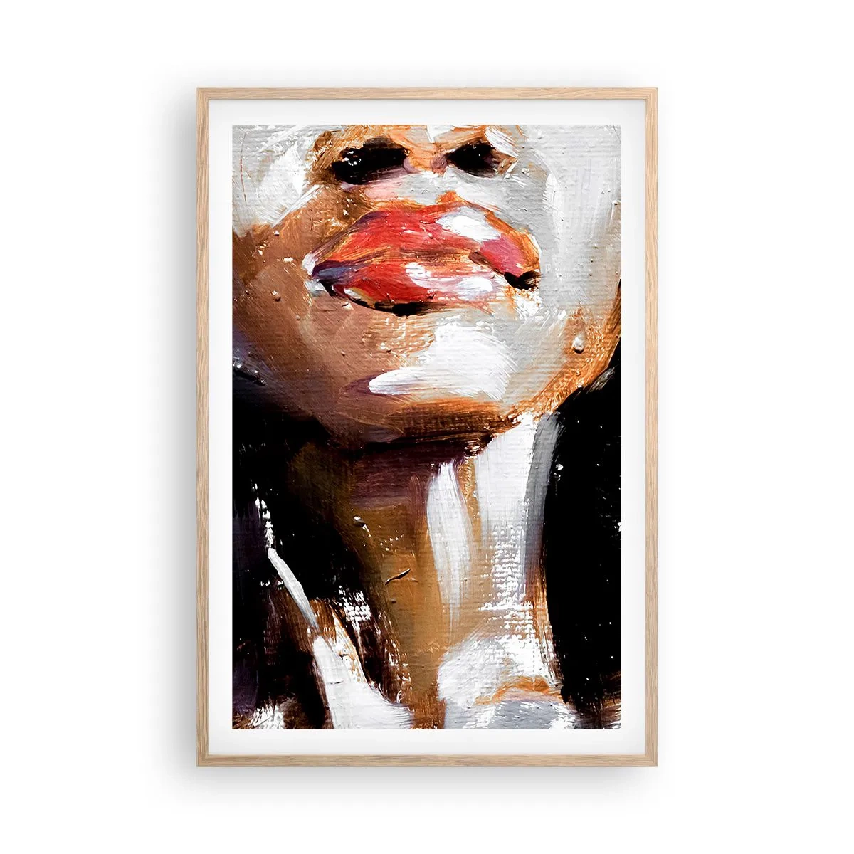 Plakát v rámu světlý dub - Hrdost bez předsudků - 61x91 cm