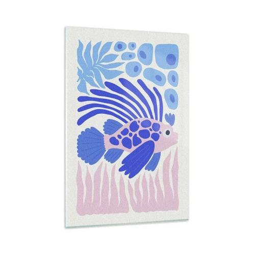 Obraz na skle - Ve svém živlu - 80x120 cm