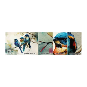 Fototapeta Vzorek Standard Eco - Urazil se? - Ptactvo, Příroda, vodové barvy - 100x30 cm