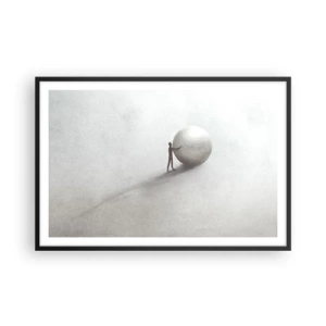 Plakát v černém rámu - Hra života - 91x61 cm